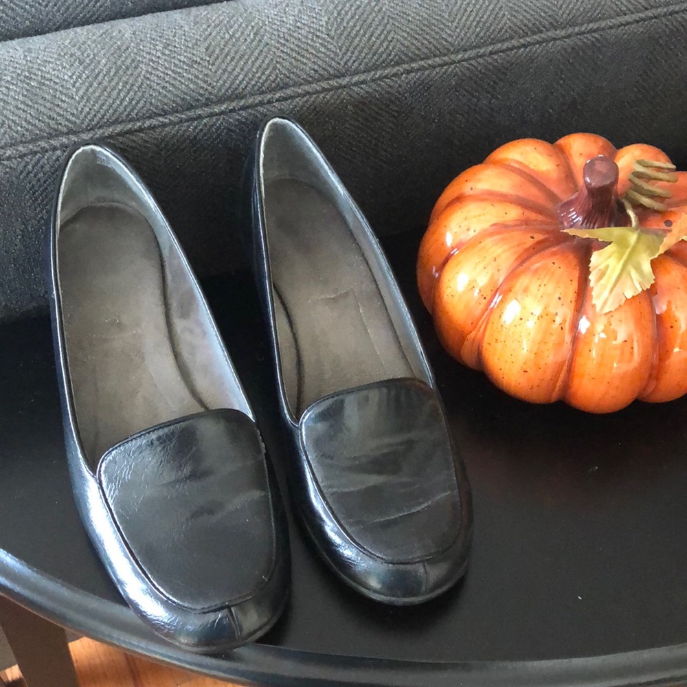 Black Leather Business Shoes